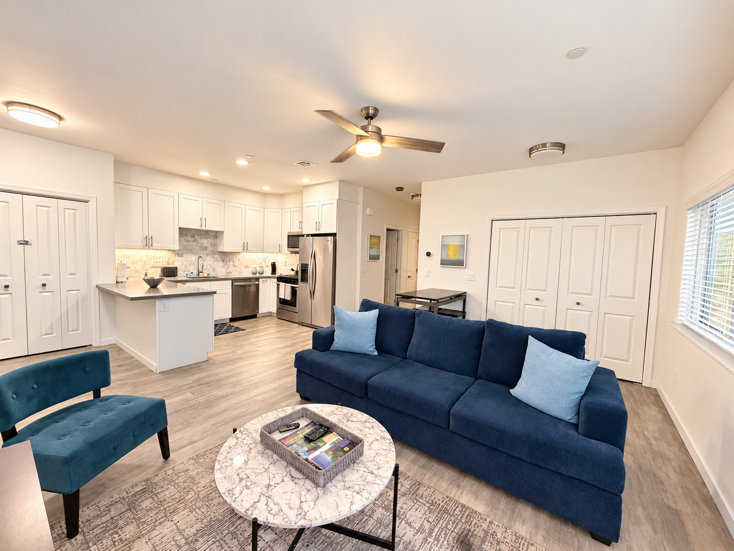 Chardonnay Suite open-plan living room