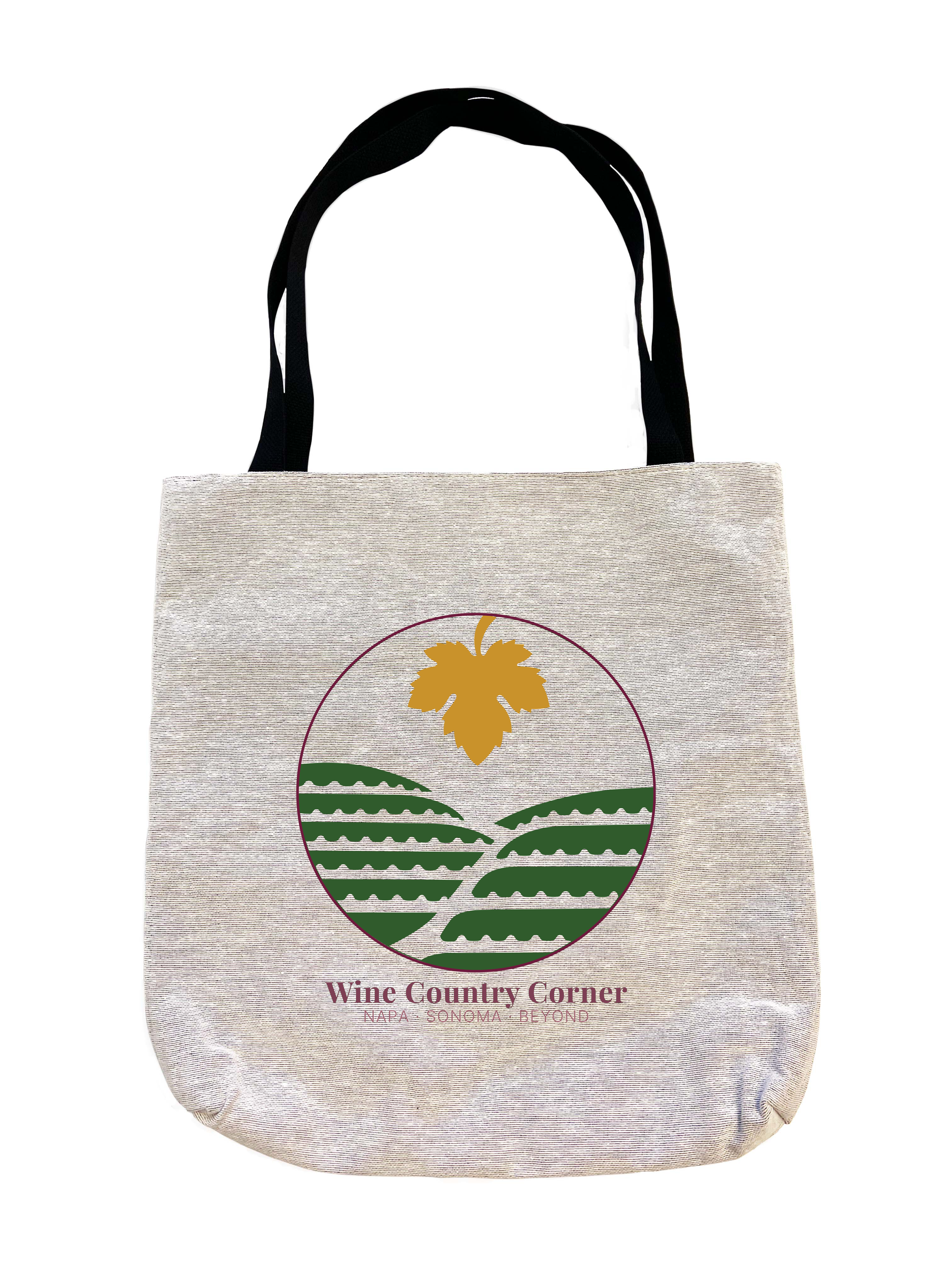 Wine Country Corner Woven Tote